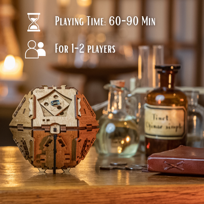 Philosopher's Stone | Puzzle Box | Escape Room Game (Acrylic Version)