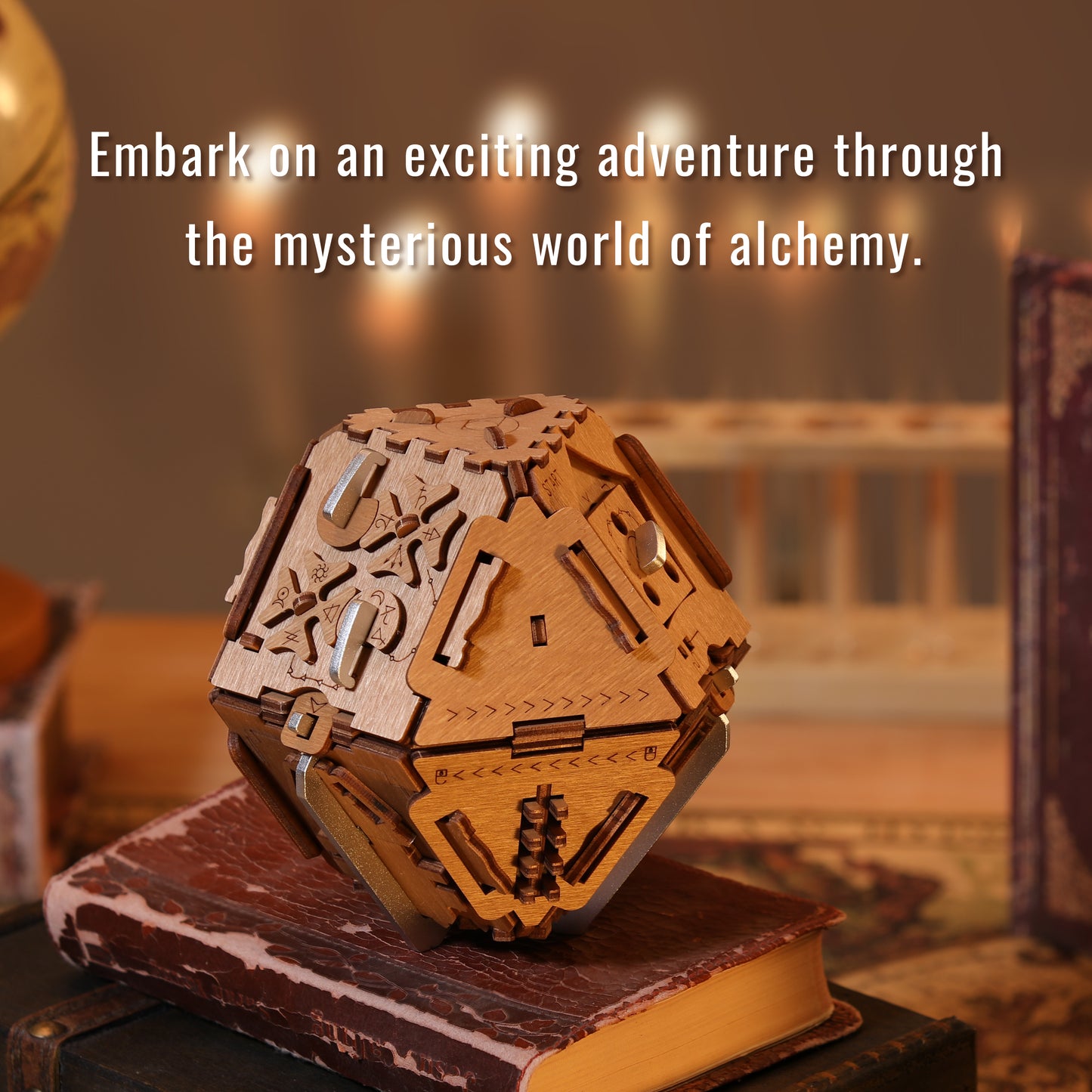 Philosopher's Stone | Puzzle Box | Escape Room Game (Metal Version)