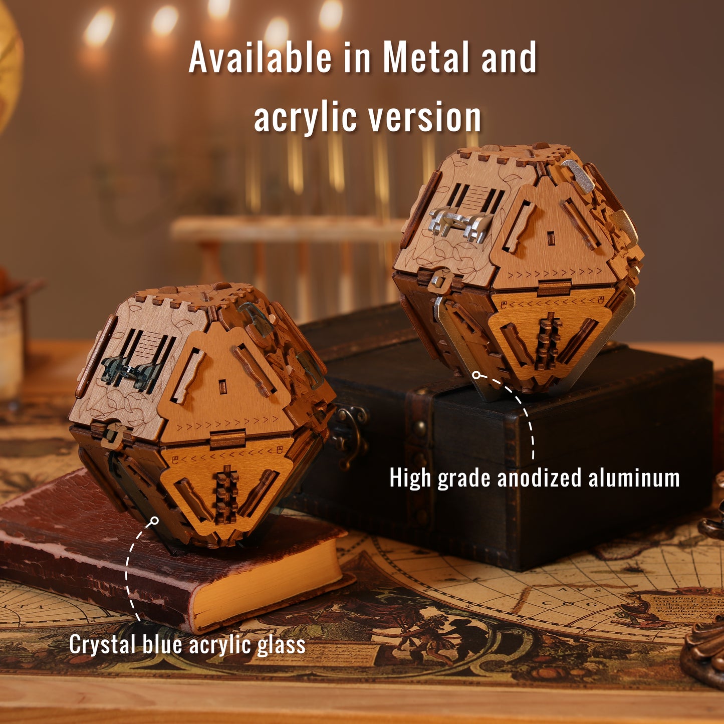 Philosopher's Stone | Puzzle Box | Escape Room Game (Metal Version)