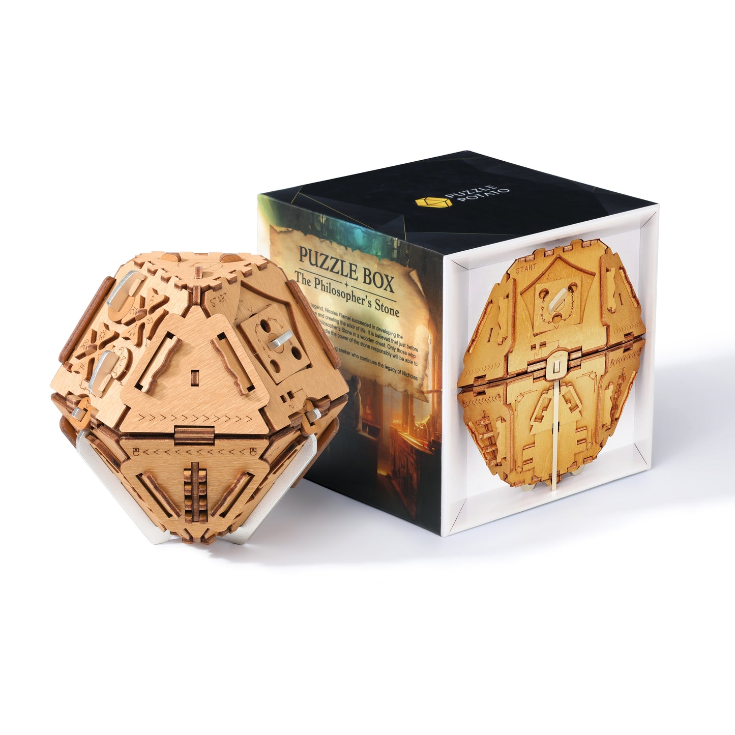 Philosopher's Stone | Puzzle Box | Escape Room Game (Metal Version)