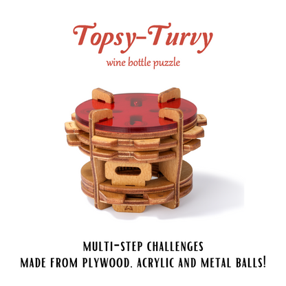 Topsy-Turvy | Wine Bottle Puzzle