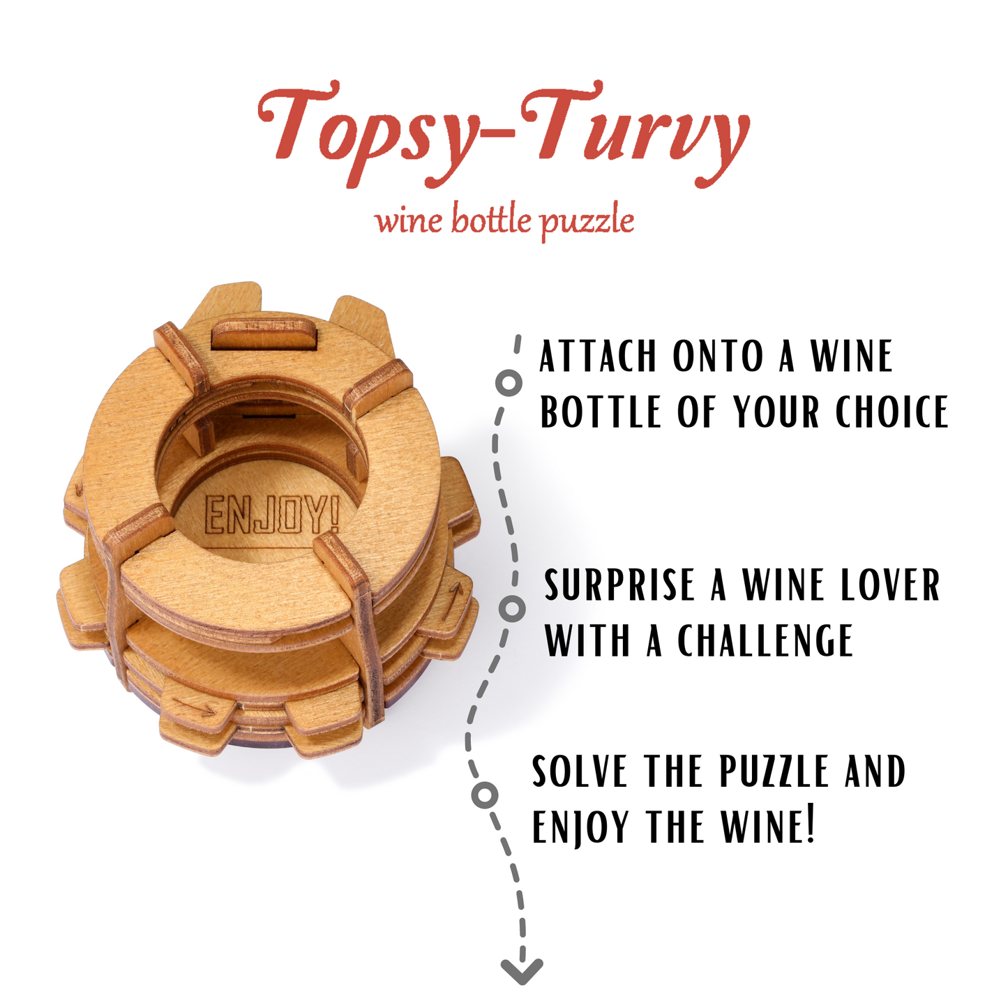 Topsy-Turvy | Wine Bottle Puzzle