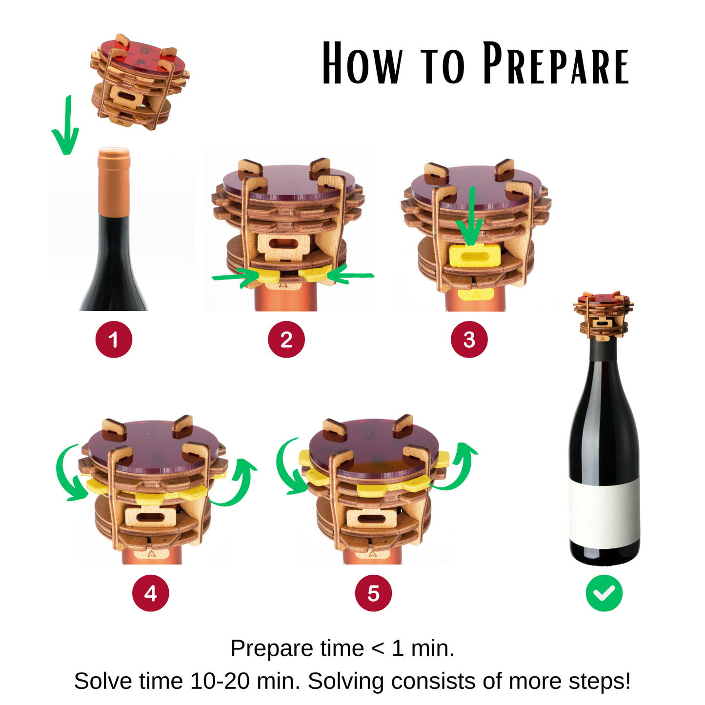 Topsy-Turvy | Wine Bottle Puzzle