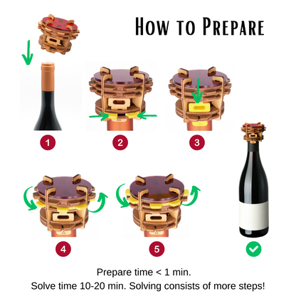 Topsy-Turvy | Wine Bottle Puzzle